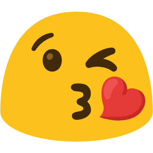 :google_emoji_kitchen_blob_and_face_throwing_a_kiss_mashup: