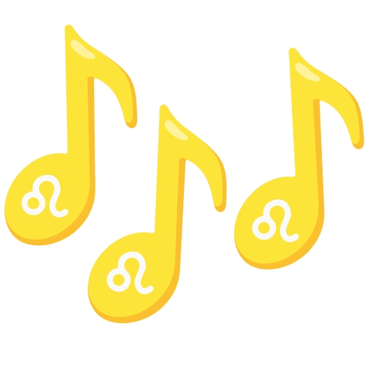 :google_emoji_kitchen_multiple_musical_notes_and_leo_mashup: