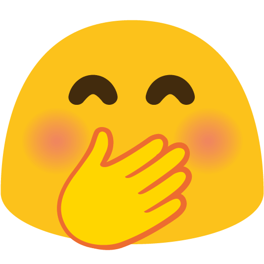 :google_emoji_kitchen_blob_and_smiling_face_with_smiling_eyes_and_hand_covering_mouth_mashup: